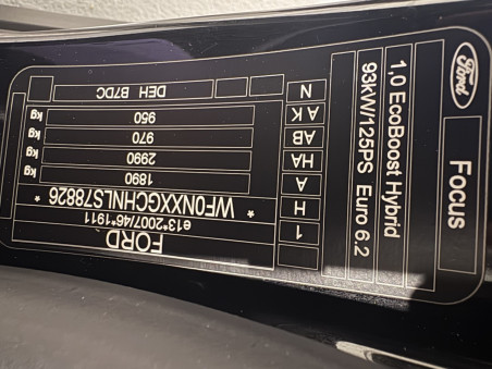 FORD Focus 1.0 Ecoboost MHEV 92kW Tred Business